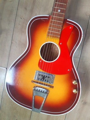 ''Custom Vintage Gallotone Champion Elektro-Akustik-Gitarre''