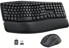 Ergonomic Wireless Keyboard And Mouse Combo, 30dB