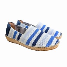 Cole Haan Women's Cloudfeel Espadrille Flats W25438 Sz 9.5 B Preppy Prep Coastal