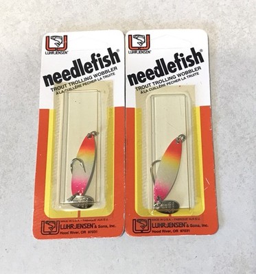 best size for needlefish lure trout trolling Luhr-Jensen Brown / 2