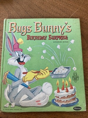Bugs Bunny s Birthday Surprise Tell-a-Tale Books Vintage Children s Book 1960