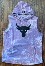Under Armour Project Rock Bull Men's Sleeveless Hoodie L