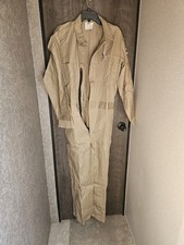 NWT Lakeland FR Coveralls Men's MD30 Tan/Khaki Flame Fire Resistant NFPA2112