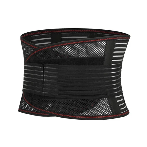 Back Support Brace Lower Back Pain with 4 Stays Belt Relief Breathable Air Mesh - Picture 14 of 28