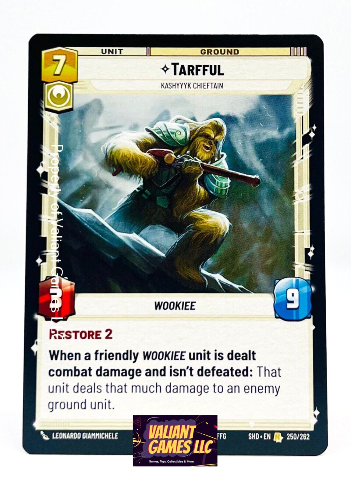 Star Wars Unlimited Tarfful #250 Shadows of the Galaxy