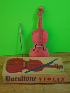 plastic violin toy