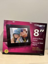 Aluratek 8  Color LCD Digital Photo Frame 1024 x 768 Screen Resolution ADPFWM8S