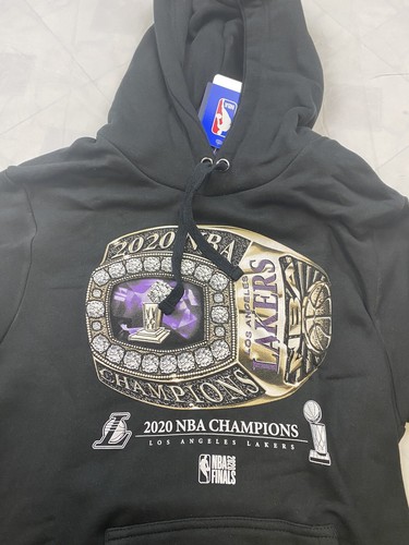 Men's Los Angeles Lakers Fanatics 2020 Championship Hoodie Size Small - Picture 2 of 6