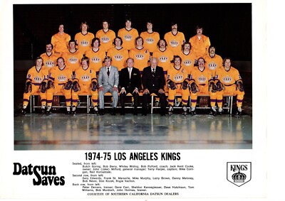 ロサンゼルス・キングス 年鑑 90-91 洋書 VINTAGE ORIGINAL 1974 1975 LOS ANGELES KINGS 8.5X11 TEAM PHOTO NHL