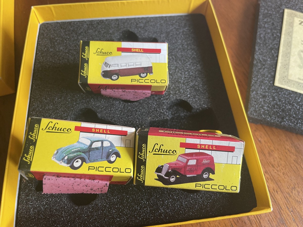 Schuco Piccolo volkswagen Set of 5 cars SINALCO cola & ADAC RARE