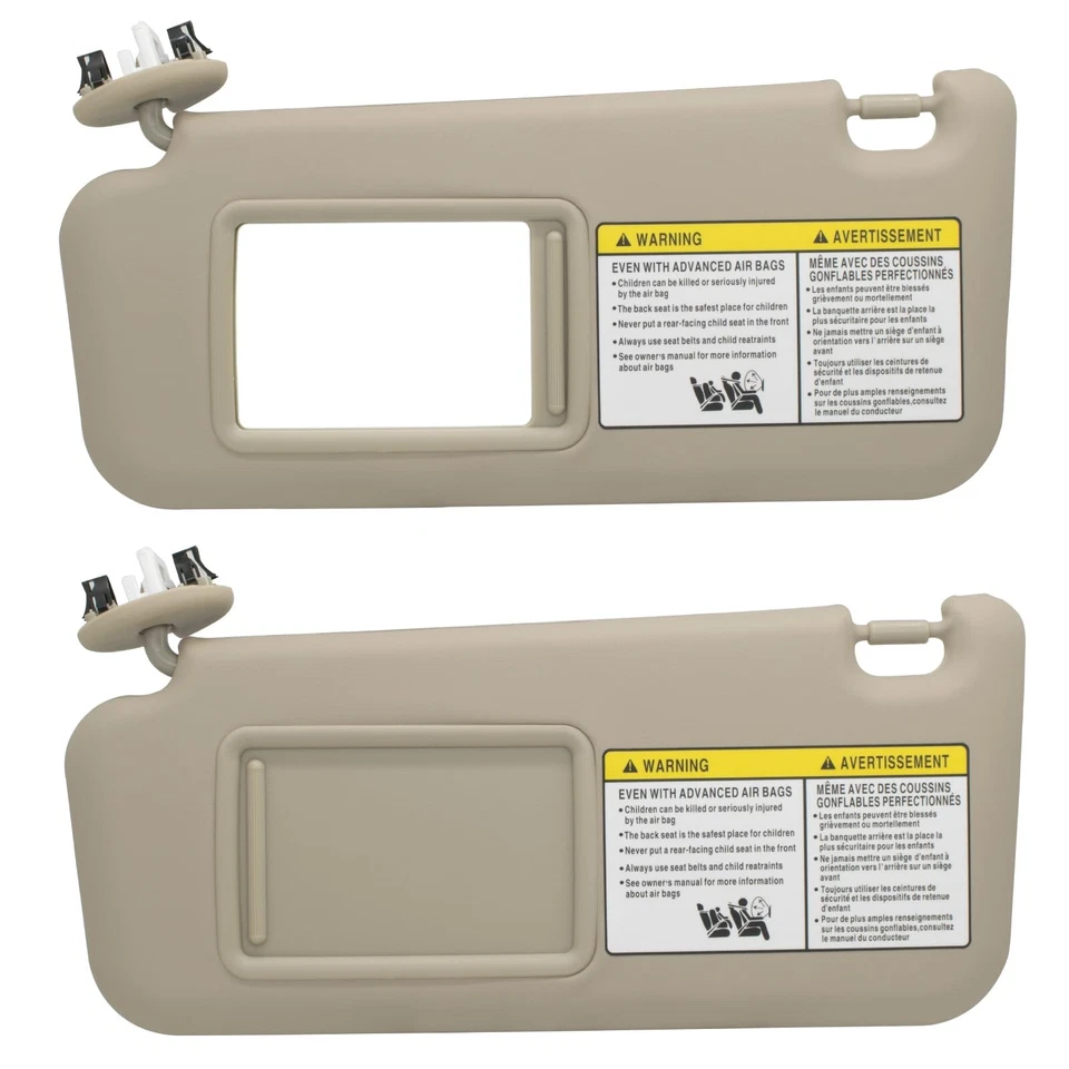 Driver Left Side Sun Visor Compatible with Toyota RAV4 2006 2007 2008 2009 2010 Foto 2 de 4