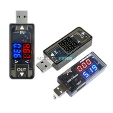 USB Dual LED Digit Current Voltage Voltmeter Ammeter Power Charger Tester Meter