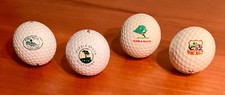 Lot of Four 4 Pebble Beach California Modern Vintage Logo Golf Balls