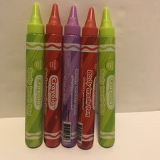 Crayola Body Wash Pens Set of 5 Colors Red, Green  Purple New