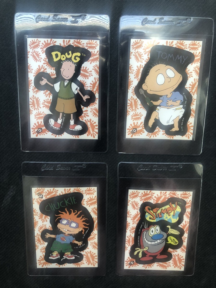 11) Nicktoons Stickers COMPLETE SET | 1993 Topps Nickelodeon