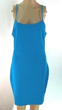 Pullover Bodycon Sheath Dress Women's Size XL Blue