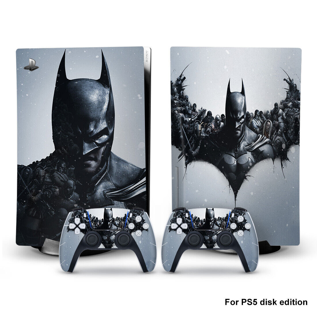 Skin PS5 Digital / Disk - BATMAN - Cover Adesiva Vinile Satinato HD 012