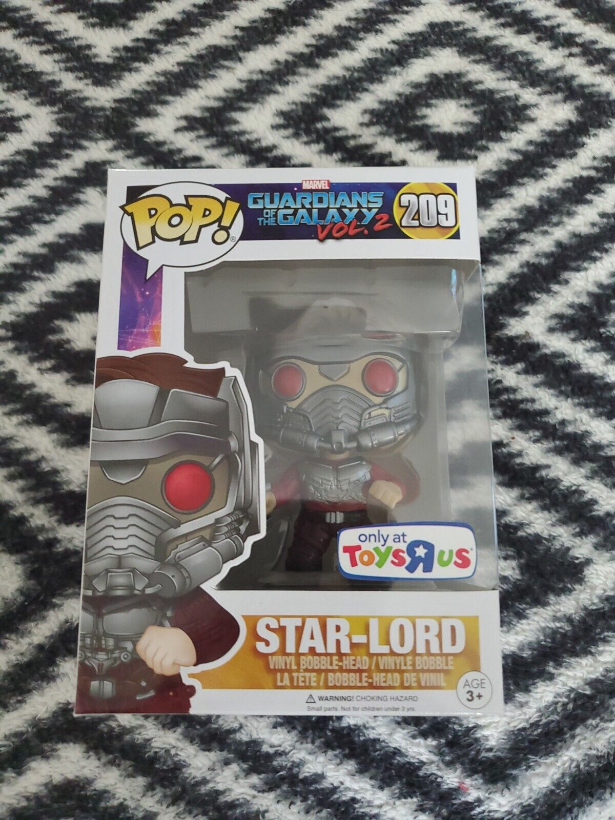 Funko Marvel Guardians of the Galaxy Vol. 2 POP Marvel Star-Lord Exclusive  Vinyl Bobble Head 209 One Blaster, Armor, Damaged Package - ToyWiz