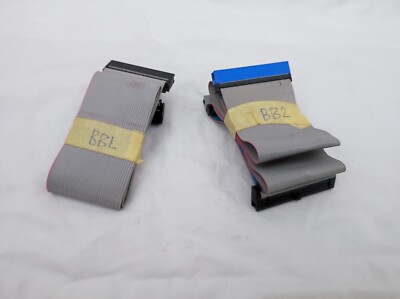 IDE 40 Pin 3 Connector and Floppy Disk Drive 34 Pin 2 connector Cables Combo
