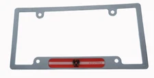 Austria Flag License Plate Frame plastic chrome plated tag holder cover CP08