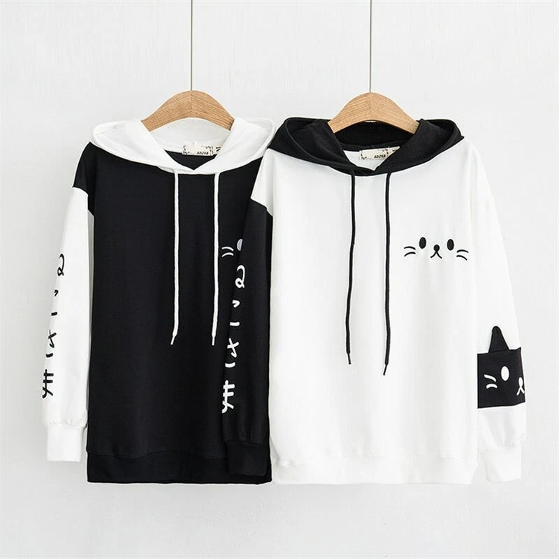Anime style hoodies top