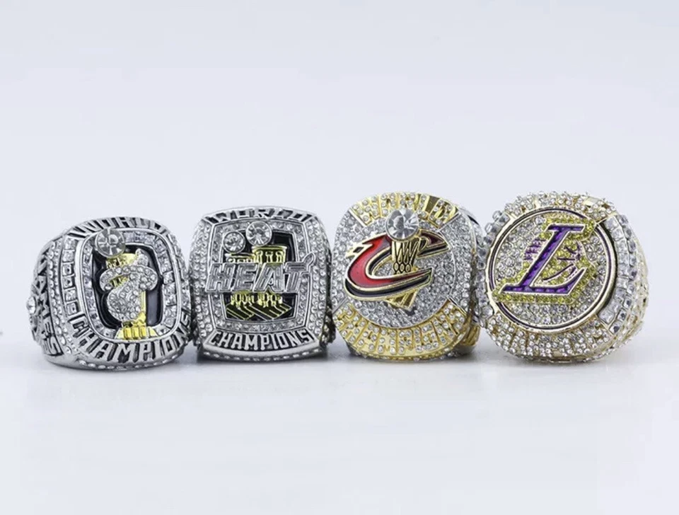 LEBRON JAMES set of 4 Championship Replica Ring - image 2 of 4