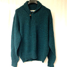 Environmental Clothing Co. Wool Sweater L Shawl Collar