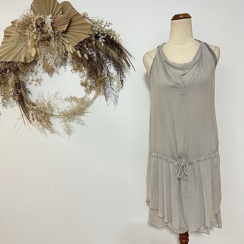 Transit Par such knit mini dress made in Italy sleeveless designer size 2 ( 6 )