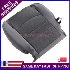 For 2013 2014 2015-2018 Dodge Ram Big Hor Driver Bottom Fabric Seat Cover Gray