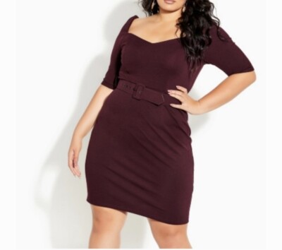 NOT AVAILABLE..City Chic-Plus size Modern Trendy Women's Fashion Dress-Size  3x | eBay