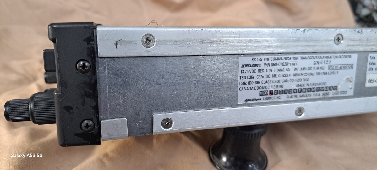 king kx-125 nav/com 14 volts | eBay