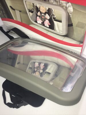BRITAX Back Seat Car Mirror Baby child Watch safety full view (See