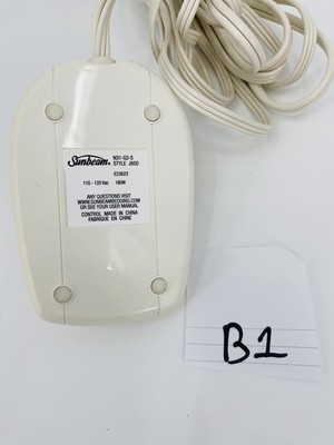 Sunbeam Electric Blanket Replacement Cord Style J85D N31-G2-S E23623 3  Prong B1 | eBay