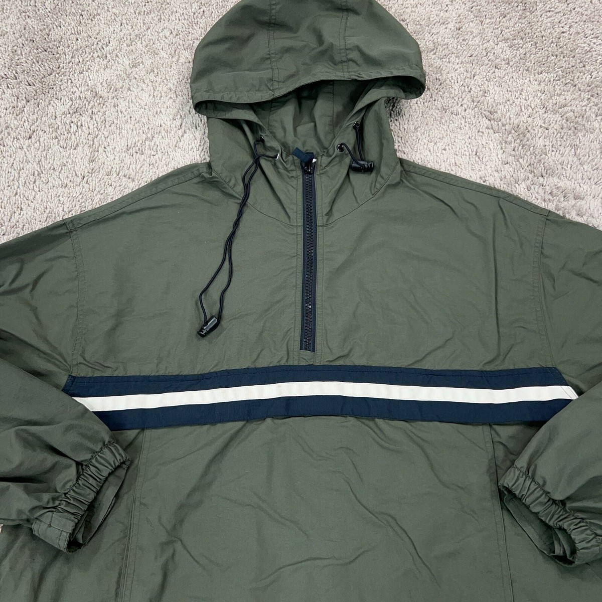 Vintage Old Navy Jacket Mens Medium Anorak Windbreaker Rain