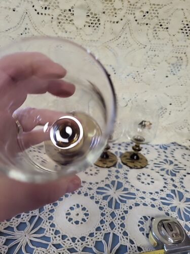 Western Barware Stagecoach Glasses Vintage Stemware Goblets Set of 4 - Picture 6 of 7