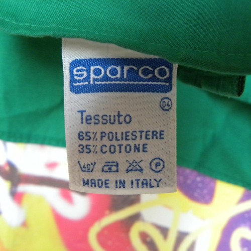 RALLY CAMPIONATO ITALIANO PEUGEOT SPARCO TAGLIA M VINTAGE WORKWEAR MADE IN ITALY - Imagen 12 de 12