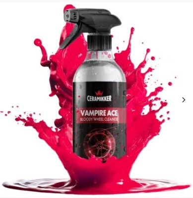 CERAMIKKER Vampire Ace - Liquid zur regelmäßigen Reinigung von Felgen blutig
