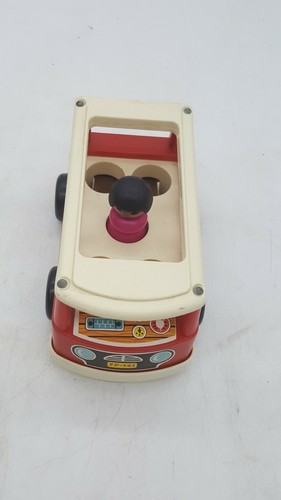 Fisher Price Little People Minibus #141 Veicolo FP-141 1969 Camp Van 1 - Foto 11 di 11