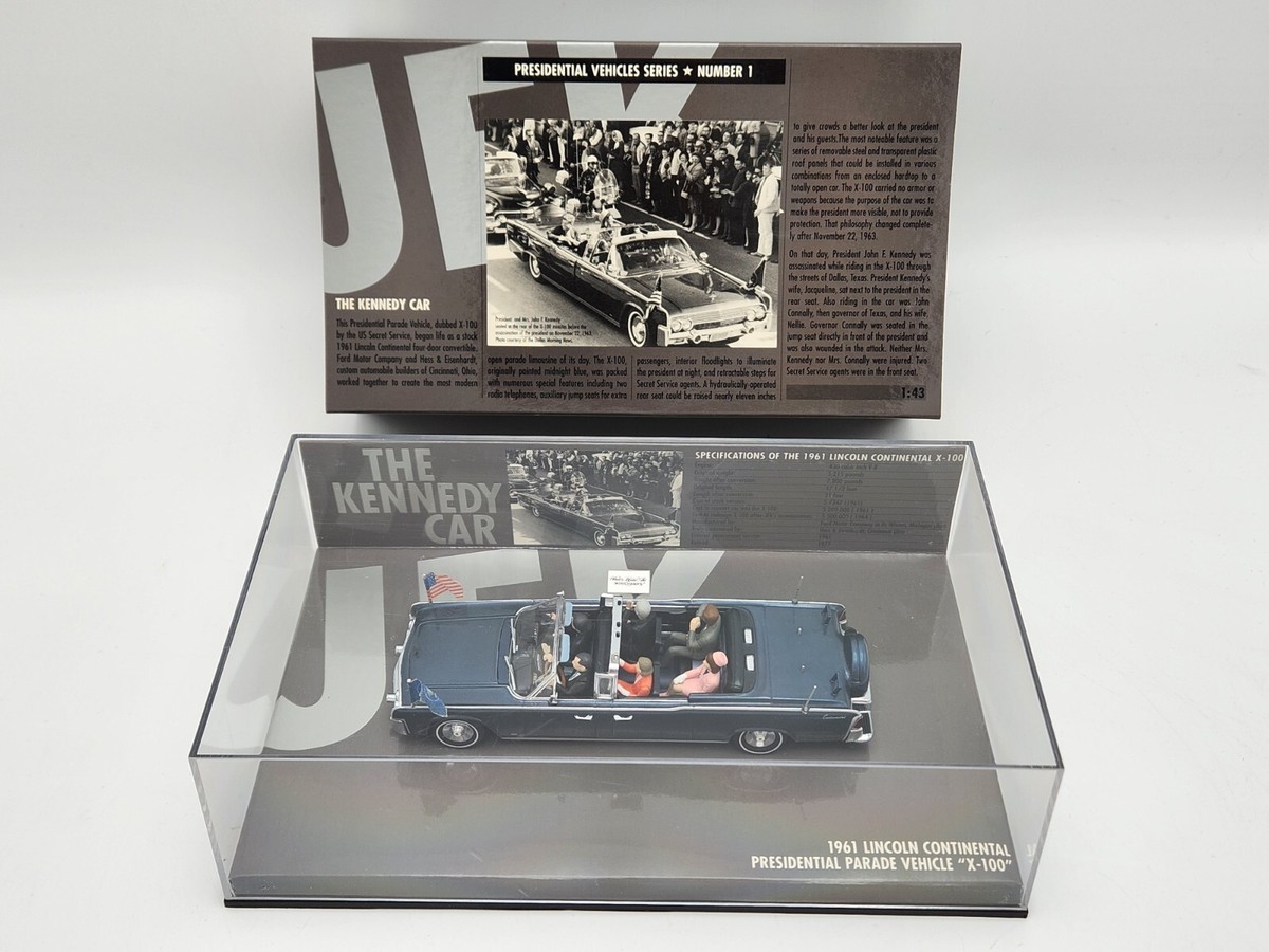 Minichamps The Kennedy Car JFK 1:43 1961 Lincoln Continental Minichamps The Kennedy Car JFK 1:43 1961 Lincoln Continental