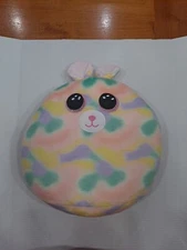 Ty Squish-a-Boos Furry Bunny Medium Plush Pillow 16" Multi Color
