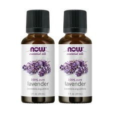 Pack of 2 NOW 100 Pure Lavender Essential Oil 1oz 30ml