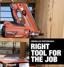 NEW Paslode Cordless Lithium-Ion Impulse FrameMaster PowerVent Nail Gun