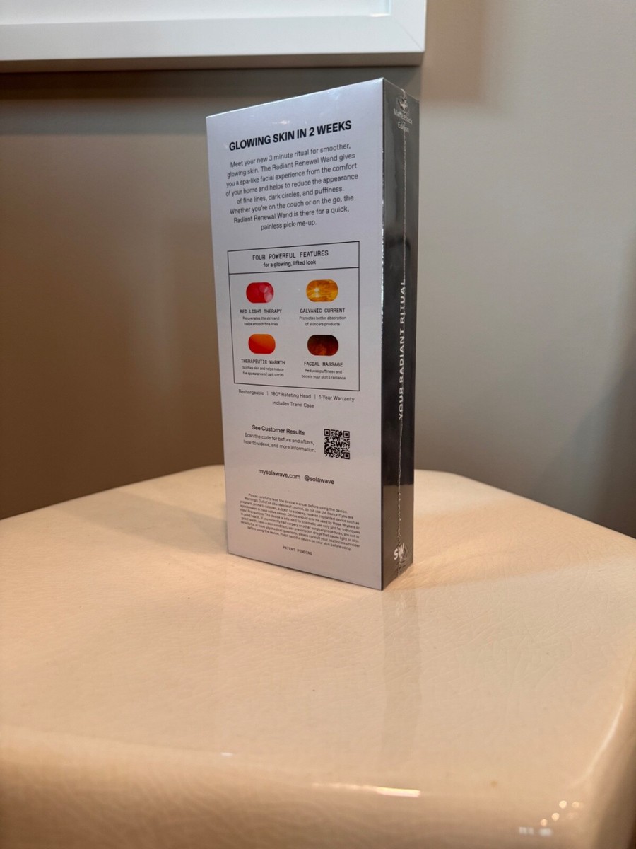 Solawave 4-in-1 Radiant Renewal Skincare Wand with Red Light Therapy