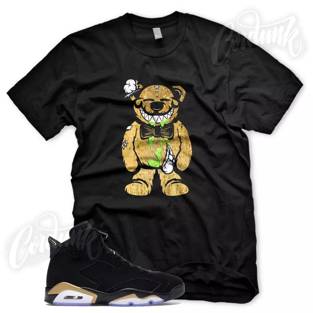 TATTERED TEDDY T Shirt for J1 DMP 6 Defining Moments Pack Metallic