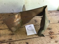 Planter Garden Wall Art Old Sheet Copper Patina Verdigris Bent Mangled C 