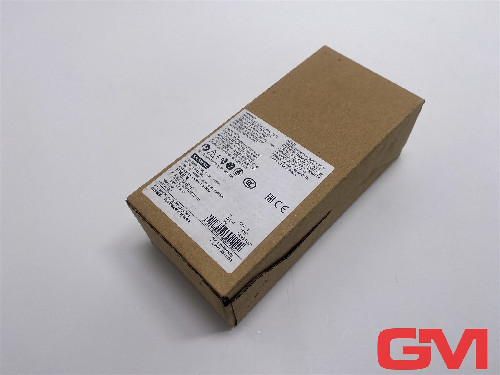 Siemens Position Switch 3SE5112-0CH01 Metal Housing 1S/1Ö