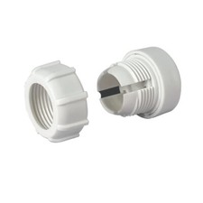 1/4" Screw Thread to 17mm Ball Head Bracket Connector White Adapter Universal...
