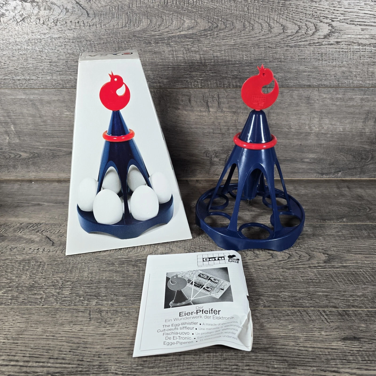 Vintage Gefu Kuchenboss Egg Timer Cooker - Made In Germany W/ Box & Directions
Opens in a new window