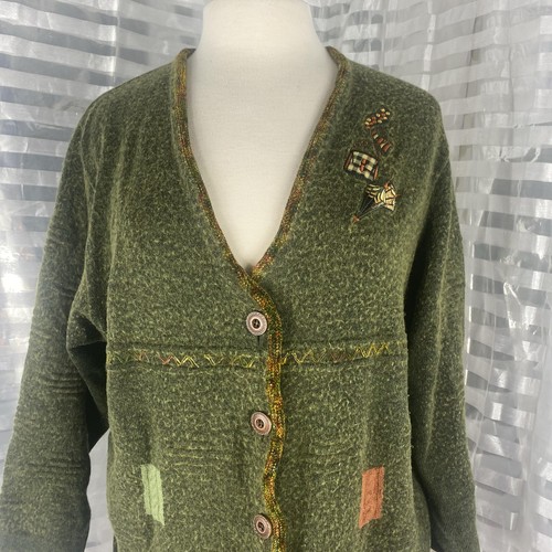 Eugen Klein Button Up Marino Wool Sweater