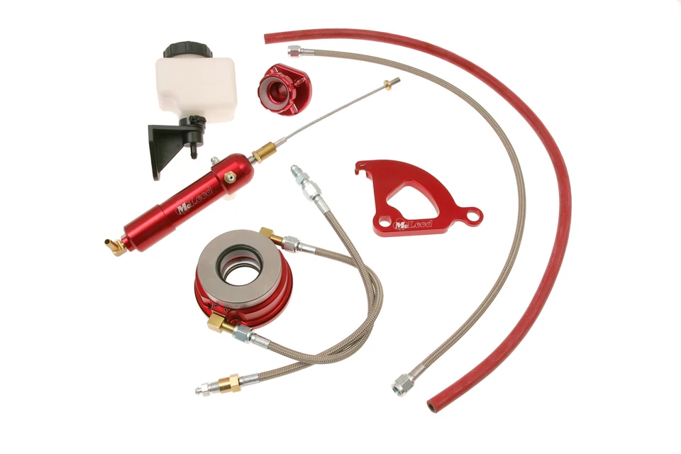 McLeod 14-327 Red Anodized Hydraulic Conversion Kit for 1979-2004 Ford Mustang - Image 2 of 4